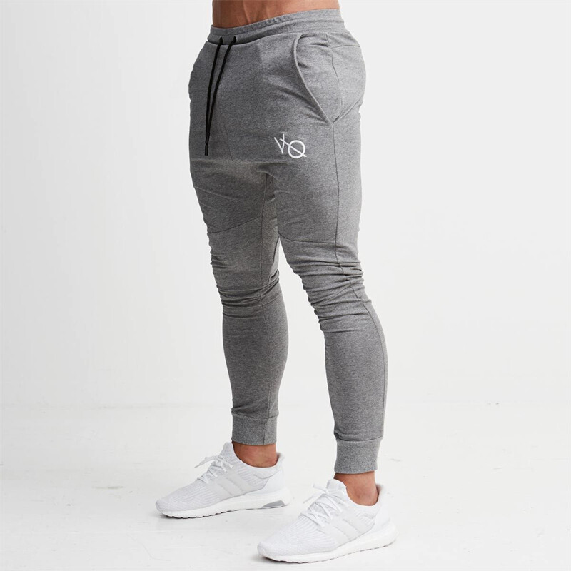 Pantaloni subțiri din bumbac, kaki, pantaloni casual pentru bărbați, îmbrăcăminte de stradă, pantaloni de modă în aer liber, litere brodate, îmbrăcăminte pentru bărbați sport fitness