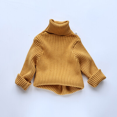 Pulovere Copii Pulover Solid Fete Scurt Băieți Pulover Tricotaj cu gât