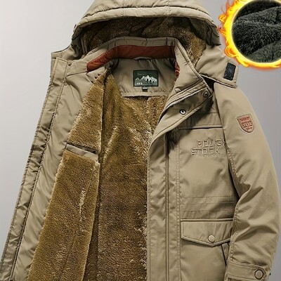 Zimski muški kaput Hladne jakne Parke Vodootporna vjetrovka Lagana posebna majica s kapuljačom i patentnim zatvaračem Muška najprodavanija