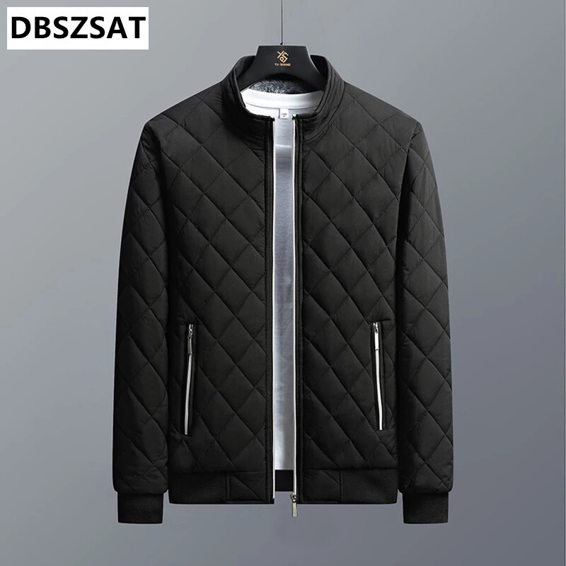 Ανδρικό μπουφάν Winter Bomber 2023 Μόδα με διαμάντι Ζακέτα με φλις επένδυση casual outwear Ανδρικά θερμικά ζεστά παλτό Επώνυμα ρούχα