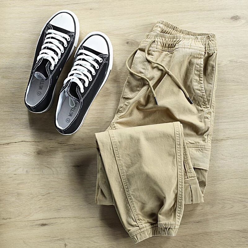 Ανδρικά παντελόνια Cargo Ανδρικά παντελόνια με πολλές τσέπες Streetwear Hip-hop Casual παντελόνι για τζόκινγκ Αντρική τάση της μόδας Φοιτητικά ρούχα