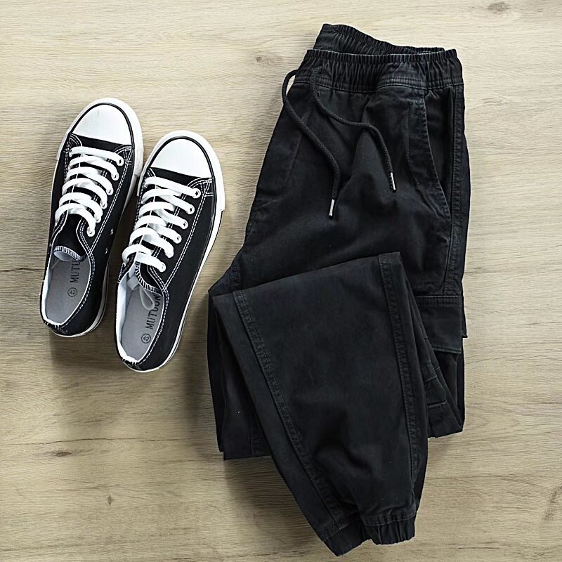 Ανδρικά παντελόνια Cargo Ανδρικά παντελόνια με πολλές τσέπες Streetwear Hip-hop Casual παντελόνι για τζόκινγκ Αντρική τάση της μόδας Φοιτητικά ρούχα