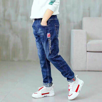 3-12 ετών Άνοιξη Φθινόπωρο Teenger Boys Jeans Slim Fit Style Casual μακρύ παντελόνι για παιδιά Όμορφα παιδιά Δώρο γενεθλίων