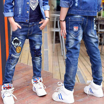 3-12 ετών Άνοιξη Φθινόπωρο Teenger Boys Jeans Slim Fit Style Casual μακρύ παντελόνι για παιδιά Όμορφα παιδιά Δώρο γενεθλίων