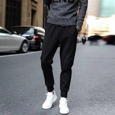 Novi stil modne muške trenirke s elastičnim pojasom za slobodno vrijeme/Muške visokokvalitetne pamučne uske hlače s olovkom