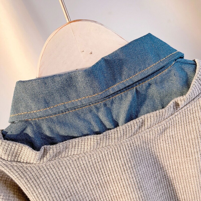 Moda za proljeće i jesen, dječja jeans jakna za dječake, dječja traper bluza, jakna, kardigan dugih rukava, kaput, odjeća za malu djecu