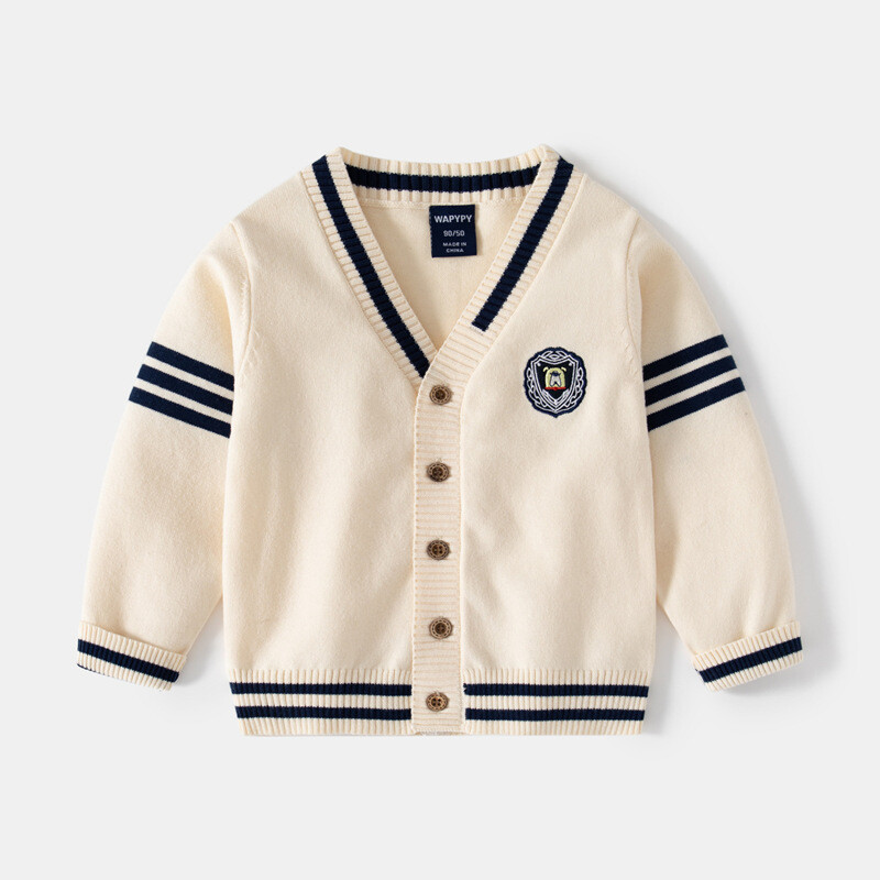 Băieți eleganți Pulovere Uniforme școlare pentru copii Cardigane de iarnă Bumbac Copii mici Tricoturi pentru copii Jachete Haine pentru copii