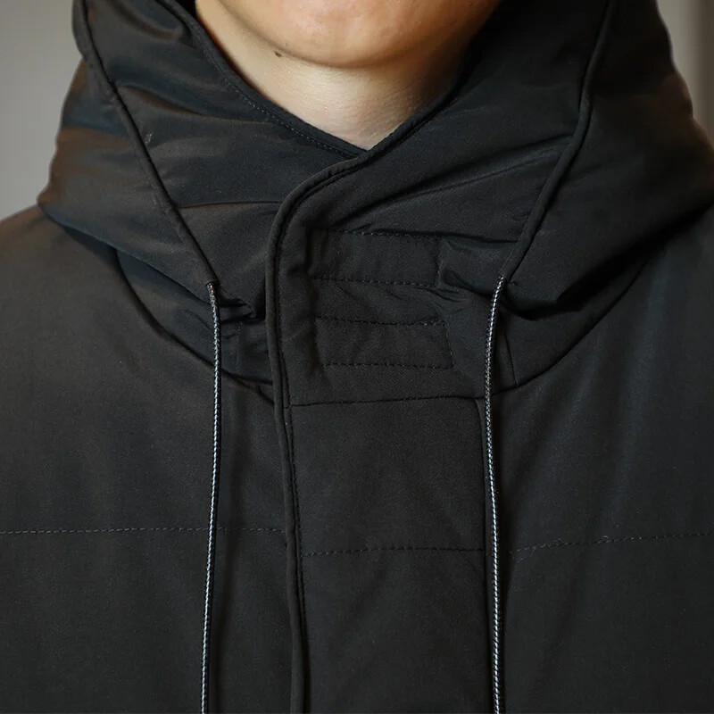 Ανδρικά νέα κουκούλα 2024 Αδιάβροχα πάρκα Ζεστό χειμώνα Νέο μακρύ casual παχύ ζεστό παλτό ανδρικό παλτό vintage τσέπες Parka μπουφάν