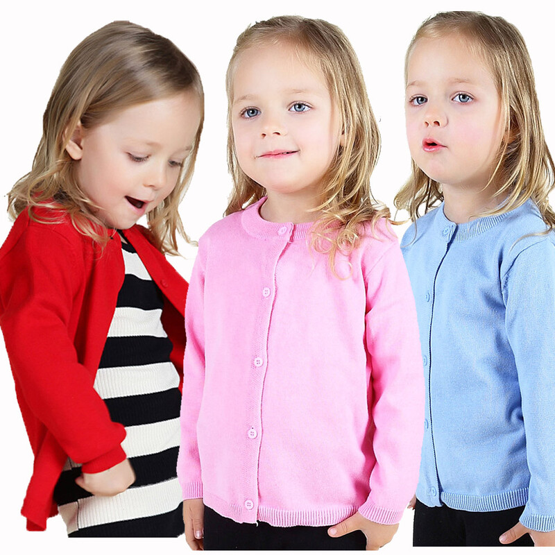 Sivi pulover Kardigani za bebe Dječje majice 2024. Proljeće Jesen Dječji kardigan Dječaci Djevojčice Pletena jakna Pamuk Odjeća za malu djecu