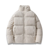 Μόδα ανδρικό χειμωνιάτικο μπουφάν Κοτλέ Ζεστό χοντρό πάρκα Φθινοπωρινό παλτό φουσκωτό Ανδρικό vintage Κορεάτικο ανδρικό γιακά Ανεμοδιακό