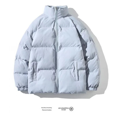 2022. gada jauns, ar kokvilnu polsterēts ziemas mētelis, vīriešu biezāka, silta jaka, sportiska ikdienas, moderna zīmola forša jaka