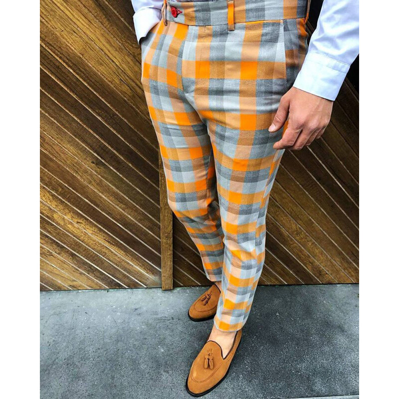 Ανδρικά παντελόνια Ρούχα καρό παντελόνι Streetwear Φούτερ Ανδρικό casual Work Φορέστε νέο Fashion κοστούμι Παντελόνι Επίσημο επαγγελματικό χώρο εργασίας