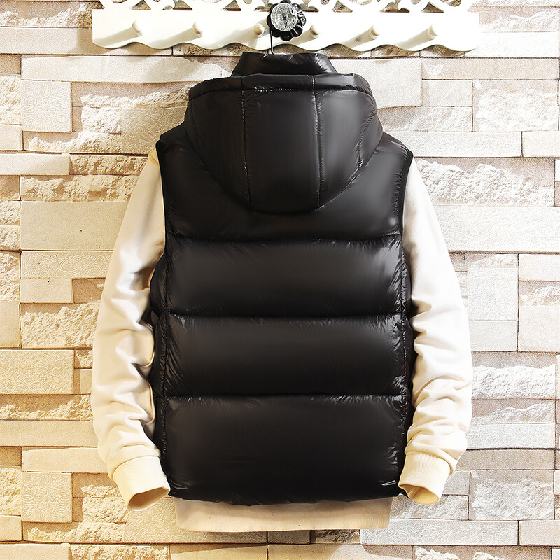 Jachetă fără mâneci de iarnă pentru bărbați, rezistentă la vânt