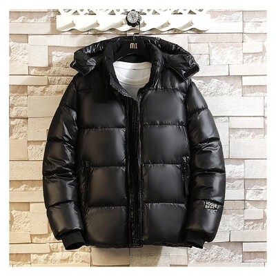 Jachetă ocazională cu glugă pentru bărbați, groasă, caldă, iarnă Îmbrăcăminte bărbați Jachete puf Paltoane la rece Parka Îmbrăcăminte de stradă Îmbrăcăminte caldă 4XL