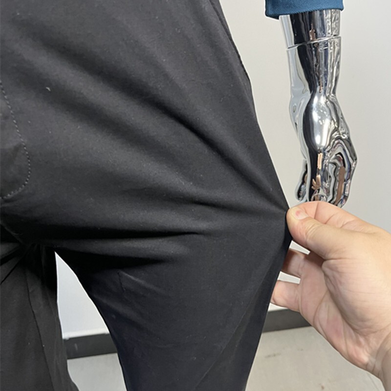 Hlače za golf Muške visokokvalitetne pamučne elastične hlače za odijelo 2024. Proljeće Jesen Brzo sušeće muške golf hlače Poslovne ležerne muške hlače