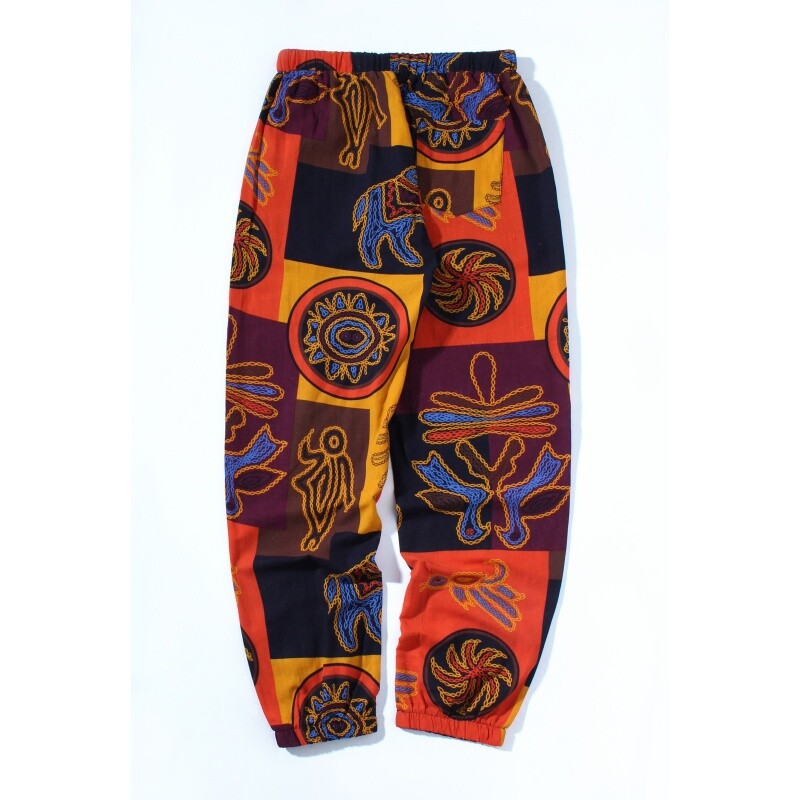 Μέγεθος Euro 2024 Νέα Μόδα Ανοιξιάτικη Άνοιξη Ανδρικά λουλουδάτα Joggers Ανδρικά καθημερινά καλοκαιρινά παντελόνια Ανδρικά φούτερ Παντελόνια λινό Ανδρικά παντελόνια