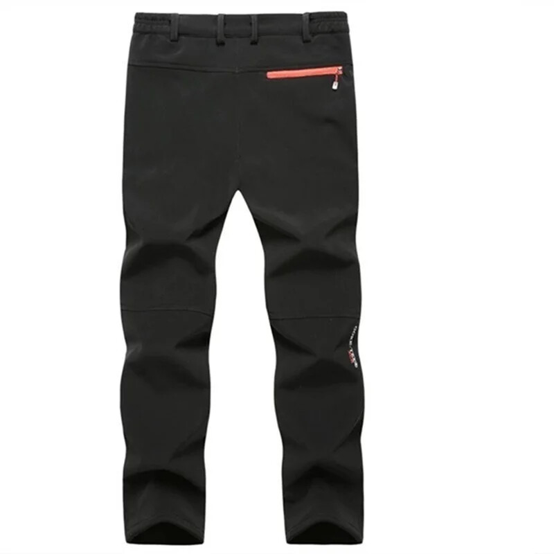 Ανδρικό αδιάβροχο παντελόνι πεζοπορίας εξωτερικού χώρου Κάμπινγκ Αναρρίχηση Ψάρεμα Σκι Trekking Softshell Fleece ζεστό παντελόνι 3 χρωμάτων