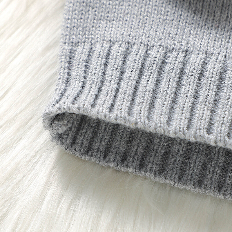 Ακρυλικά πουλόβερ για μωρά και κορίτσια με μαλακό τύπωμα για νεογέννητο μωρό για το φθινόπωρο και το χειμώνα Sweateshi για βρέφη 6-36 μηνών