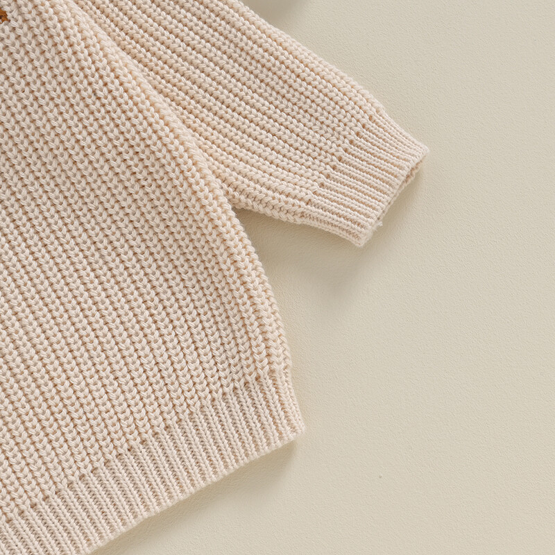 0-36 mēneši Bērnu rudens ziemas trikotāžas džemperis ar garām piedurknēm burtu izšuvumi Helovīna džemperis Trikotāžas izstrādājumi zīdaiņiem zēniem un meitenēm