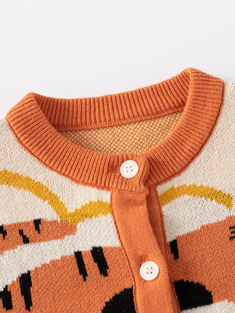 Baby Boy Trikotāžas jaciņa džemperis 2024 Jauns pavasara rudens mētelis Apģērbi Bērnu Mode Silts Virsdrēbes Džemperis