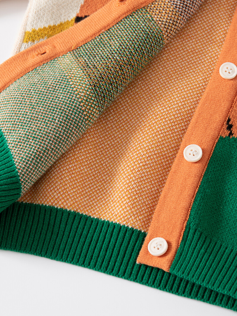 Baby Boy Trikotāžas jaciņa džemperis 2024 Jauns pavasara rudens mētelis Apģērbi Bērnu Mode Silts Virsdrēbes Džemperis