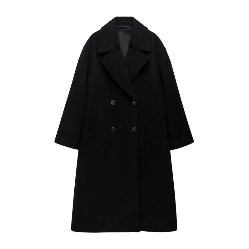 UNIZERA 2023 Χειμώνας Νέο προϊόν Γυναικεία μόδα και casual Ευέλικτο παλτό με διπλό στήθος μακρύ απαλό παλτό