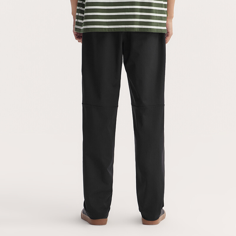 Pantaloni Semir Casual Bărbați Toamna 2024 Nou Ușor de îngrijit pentru Talie elastică Pantaloni lungi de culoare solidă