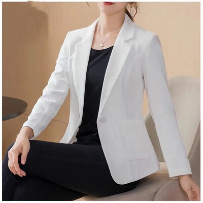 Palton de lână de lungime medie de damă, pentru slăbire, jachetă de toamnă largi, în stil student la modă, mărime mică