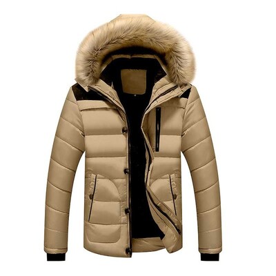 muškarci Thicken Warm Parka Fit -20 'C Marka zimske jakne Muške velike veličine 5XL 6XL Parke muški kaputi Parke s krznenom kapuljačom hombre invierno