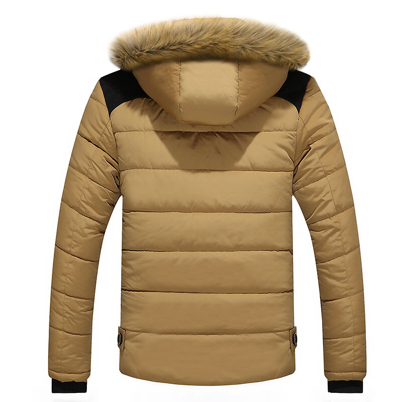 muškarci Thicken Warm Parka Fit -20 'C Marka zimske jakne Muške velike veličine 5XL 6XL Parke muški kaputi Parke s krznenom kapuljačom hombre invierno