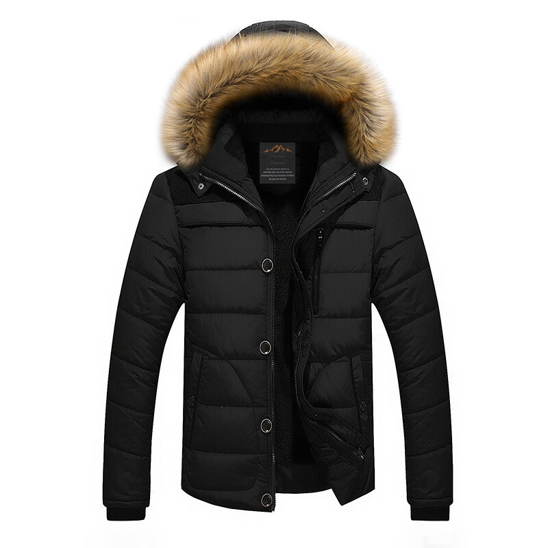 muškarci Thicken Warm Parka Fit -20 'C Marka zimske jakne Muške velike veličine 5XL 6XL Parke muški kaputi Parke s krznenom kapuljačom hombre invierno