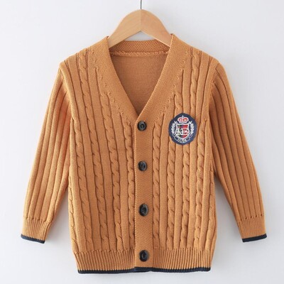 Márka Gyermekruházat Őszi Téli Gyerek Kötött Pulóverek Fiúknak Kardigán Vastag Babakabát Iskolai Gyapjú Kabát Lány Felszerelés