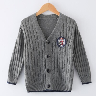 Márka Gyermekruházat Őszi Téli Gyerek Kötött Pulóverek Fiúknak Kardigán Vastag Babakabát Iskolai Gyapjú Kabát Lány Felszerelés
