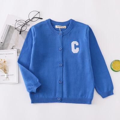 Πλεκτό πουλόβερ για μικρά αγόρια φθινόπωρο 2023 Βρεφικά αγόρια Ζακέτες με λαιμόκοψη V με λαιμόκοψη Παιδικά ρούχα Παιδικά κορίτσια Πλεκτά μπουφάν