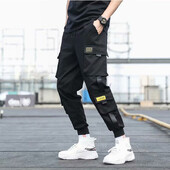 Nove Joggers Cargo hlače Muške ulične harem hlače Hip Hop ležerne sportske hlače s više džepova Muške Harajuku modne hlače 5XL