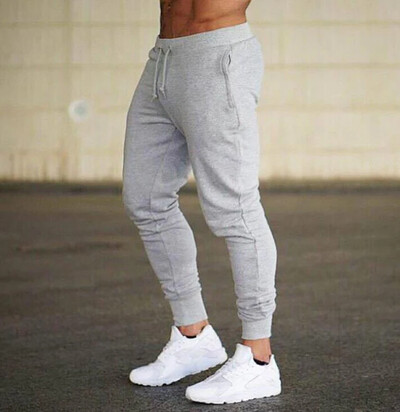 2024 bărbați primăvară toamnă casual fleece sport cu cordon alergători pantaloni alergare gimnastică fitness pantaloni sport antrenament streetwear