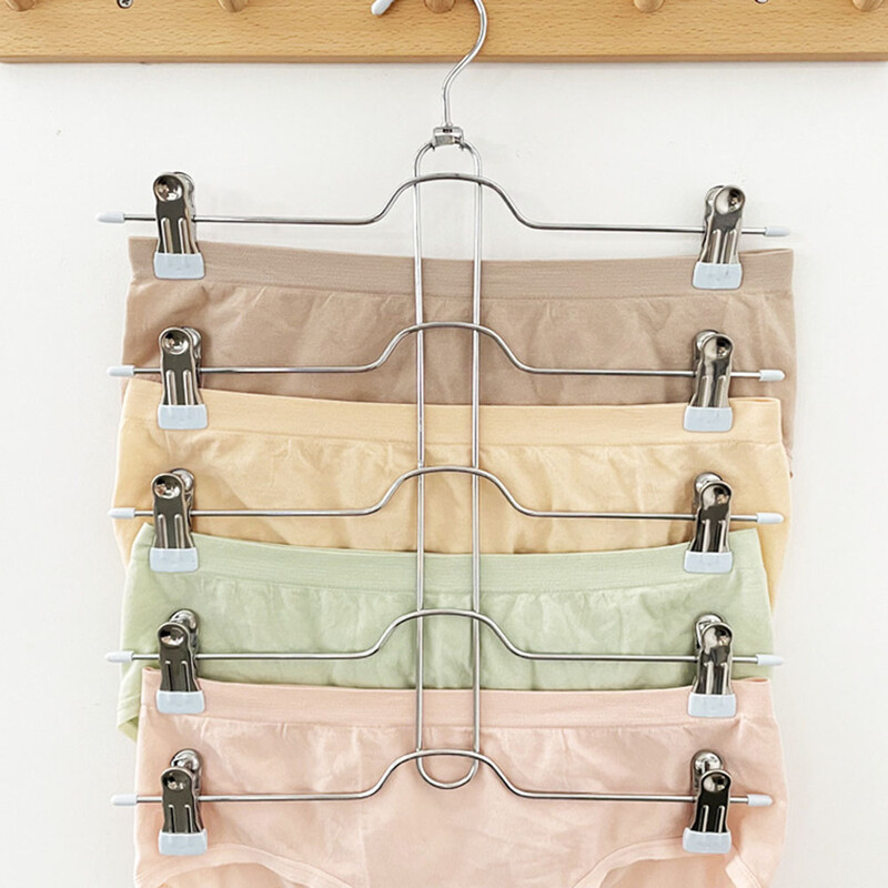Πρακτική θήκη στεγνώματος ρούχων Πολυλειτουργική περιστρεφόμενη κλιπ παντελονιού για ντουλάπα