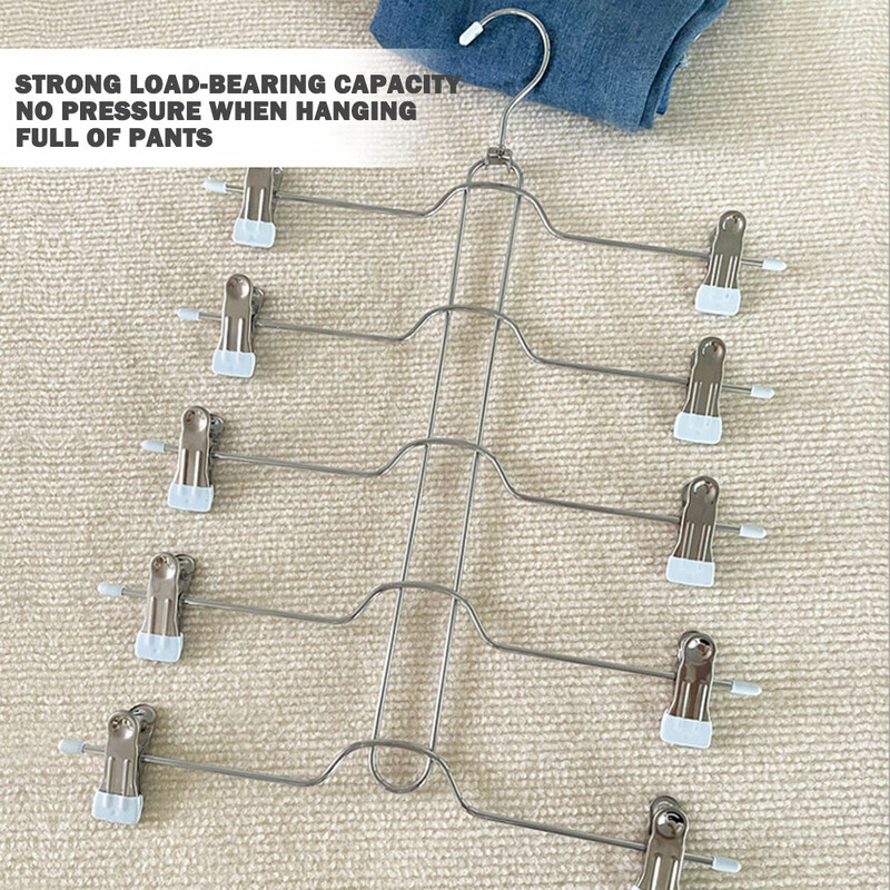 Πρακτική θήκη στεγνώματος ρούχων Πολυλειτουργική περιστρεφόμενη κλιπ παντελονιού για ντουλάπα
