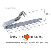 Πακέτο 2 Αντιολισθητικές κρεμάστρες Z-pant Κατάλληλες για 25cm/29cm ανάγλυφο πλαστικό ράφι παντελονιού μονής στρώσης Ιδανικό για αποθήκευση ρούχων