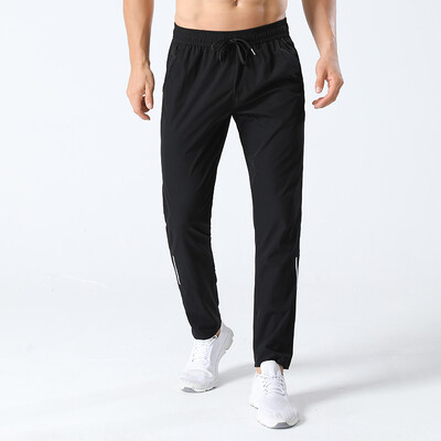 Pantaloni elastici de sport în aer liber, pantaloni de vară ultra-subțiri pentru bărbați, pantaloni de mătase de gheață cu uscare rapidă, pantaloni casual pentru bărbați