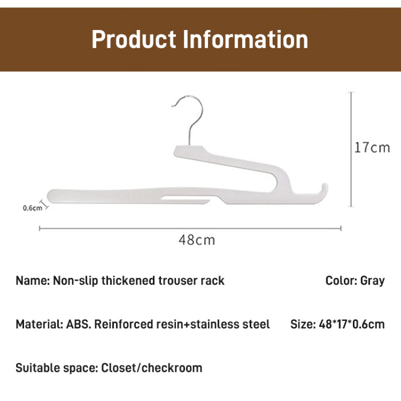 Suport pentru pantaloni gros anti-alunecare