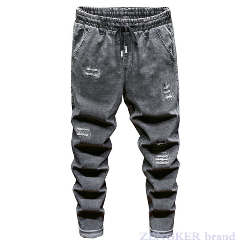 Blugi băieți supradimensionați Pantaloni bărbați Pantaloni harem la modă Pantaloni largi, foarte mari, lungi 9XL 10XL 8XL blugi din denim rupti pentru bărbați