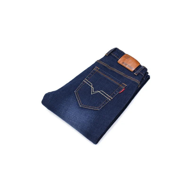 Stretch Ανδρικά τζιν φθινόπωρο/χειμώνα Ανδρικό στιλ ίσιο και ευέλικτο μακρύ παντελόνι