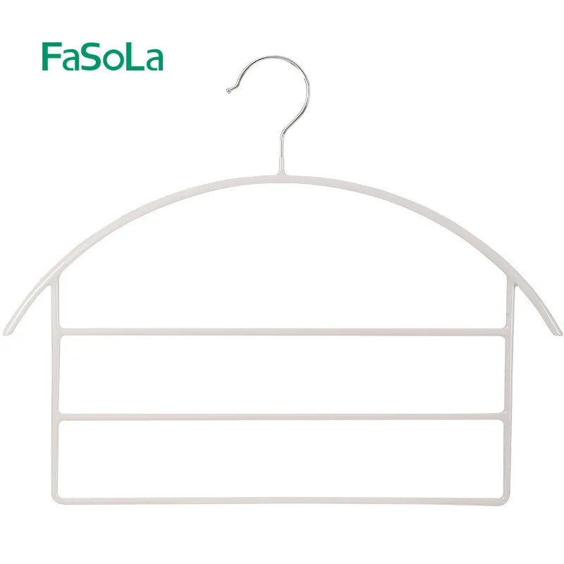 Fasola ράφι ρούχων για οικιακή χρήση Οργανωτή ντουλάπας δύο χρήσεων για ρούχα παντελόνια Ράφι αποθήκευσης πολλαπλών στρώσεων