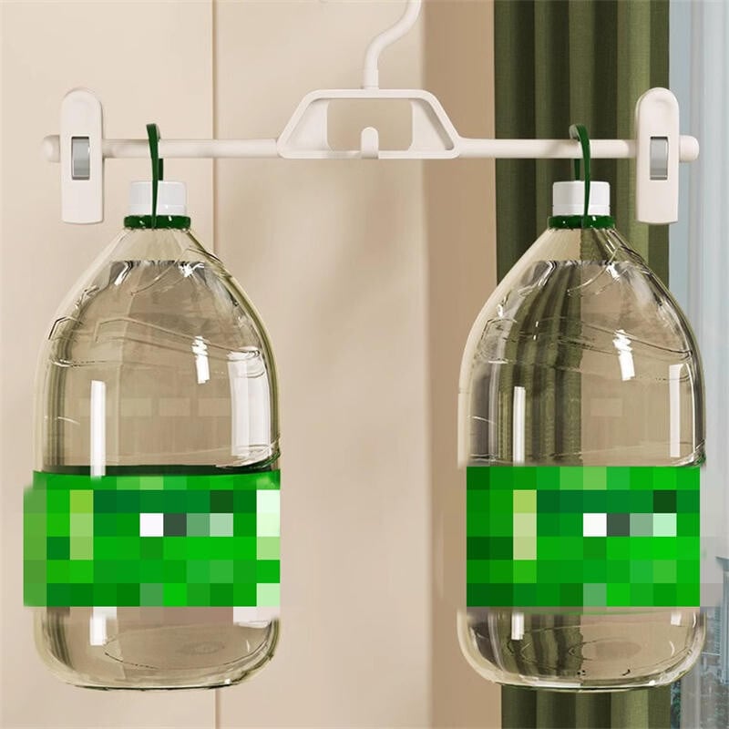 5 τμχ κρεμάστρα παντελονιών κρεμάστρα ρούχων Traceless Πολυλειτουργικό κλιπ παντελονιού για στέγνωμα στο σπίτι Αποθήκευση Ρυθμιζόμενη αντιολισθητική περιστροφή