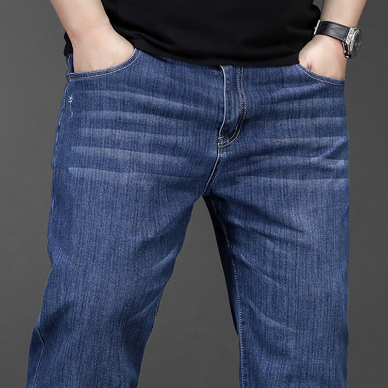 Υψηλής ποιότητας τζιν ανδρικό τζιν Oversized 6XL 7XL 8XL Business Casual Jeans για Ανδρική τάση Μόδα Μεγάλο Μέγεθος Straight Loose