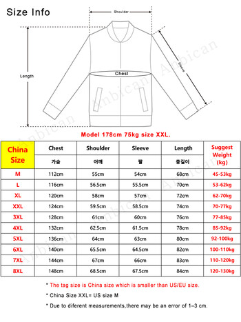 2023 г. Нови зимни мъжки паркове Дебели топли якета с множество джобове Ежедневна ветровка с качулка Подплатено термо палто Плюс размер 8XL