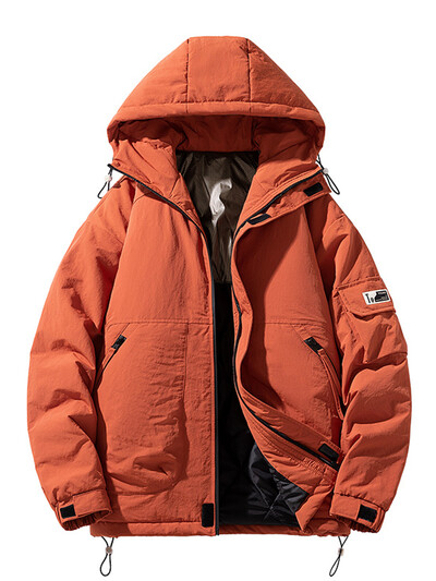 2023, iarnă, parka pentru bărbați, jachete groase și calde, cu mai multe buzunare, ocazional cu glugă, căptușeală, haină termică, 8XL