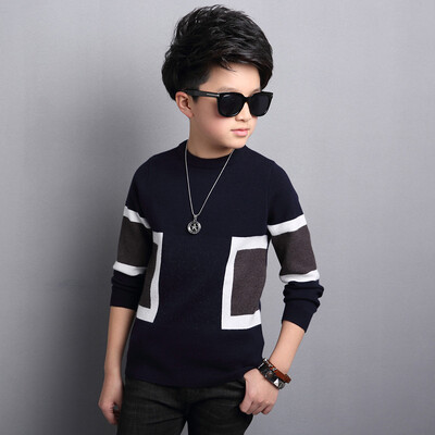 Zimski pulover za dječake, dječji džemper od flisa, gornja odjeća za dječake, pamučna pletenina, božićni pulover, dječja odjeća, gornji dijelovi