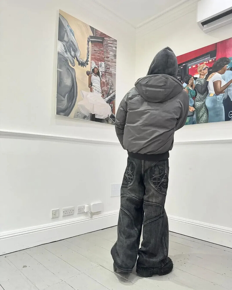 Streetwear Washed Ρετρό φαρδύ τζιν Ανδρικό γοτθικό χιπ χοπ Προσωπικότητα Harajuku Μοντέρνο μαύρο ίσιο παντελόνι Y2K Παντελόνι με φαρδύ πόδι Unisex